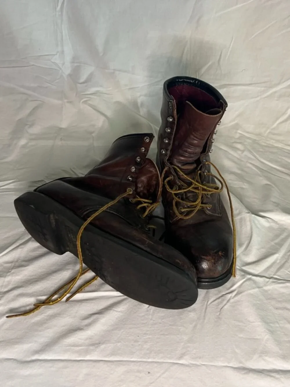 Vintage Red Wing 1181 PT91 Steel Toe Work Boots Men's 11D Made in USA Brown